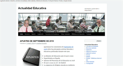 Desktop Screenshot of actualidadeducativa.es