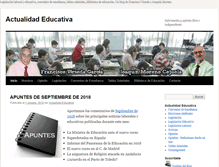 Tablet Screenshot of actualidadeducativa.es